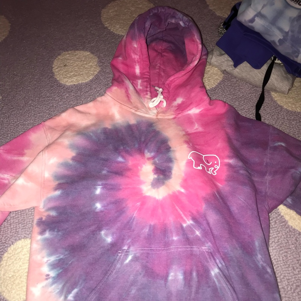Ivory Ella Tie Dye hoodie